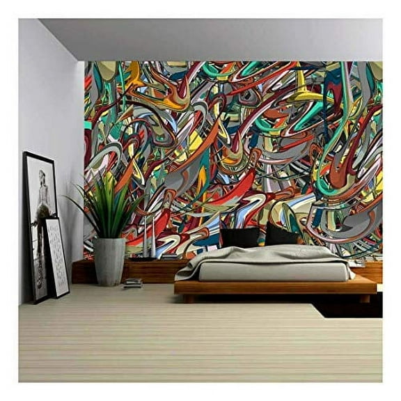 wall26 - Abstract Artistic Background for Design.Vector - Removable Wall Mural | Self-Adhesive Large Wallpaper - 100x144 inches