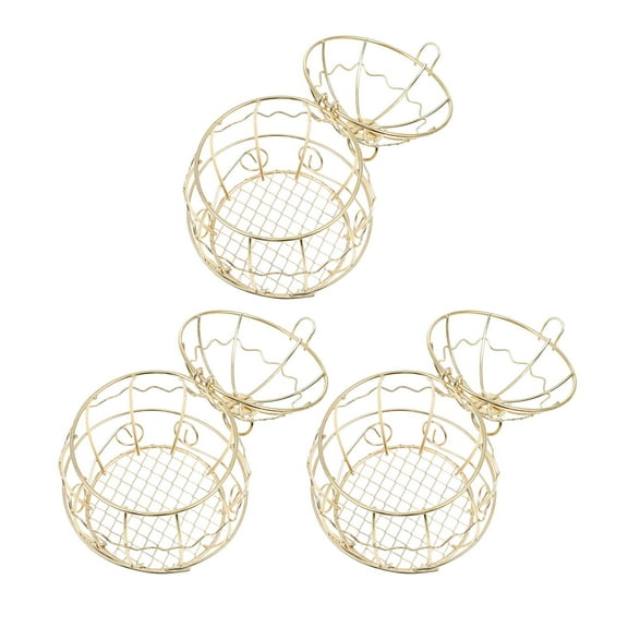 3 Pcs Suet Balls Holder Hanging Bird Feeder Wild Premium
