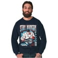thumbnail image 3 of Street Fighter Ryu Stay Hungry Men's Crewneck Sweatshirt Brisco Brands S, 3 of 6