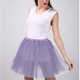 thumbnail image 7 of EDFBUYKRS Female Skirts Short Skirt Set Fall Women's Candy Color Multicolor Skirt Support Half Body Puff Petticoat Colorful Small Short Skirt, 7 of 7