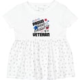 thumbnail image 3 of Inktastic Proud Granddaughter of a Veteran Veterans Day Girls Baby Dress, 3 of 5