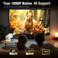 thumbnail image 2 of Magcubic Native 1080P & 4K Support Mini Projector, 330 ANSI, Auto Focus with 5W Speaker, WiFi&Bluetooth, Voice Control, Portable Outdoor & Home Movie Projector HY310, 2 of 10