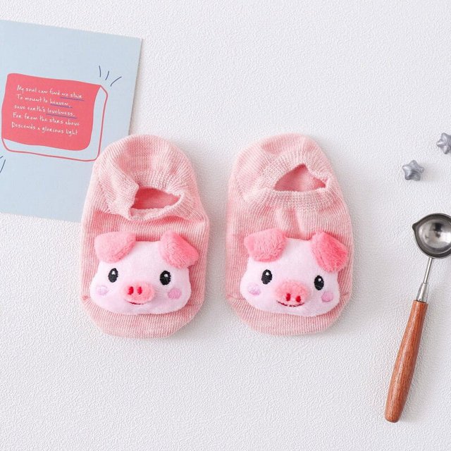 Calcetines antideslizantes de dibujos animados para bebé, zapatillas de juguete para niños y niñas, accesorios para recién nacidos, regalo para niños, ropa para niños pequeños, 36 colores