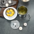 thumbnail image 6 of Hovmgk Multifunctional Stainless Steel Egg Strainer, Kitchen Egg Piercer, Egg White Separator for Baking, Dishwasher Safe, Silver, Easy Separation for Cooking Enthusiasts, Home Gadget, 6 of 9