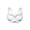A002- White, variant on Unpainted Blank Paper Halloween Full Face Mask, Mask for Painting, Halloween Craft Supplies, Masquerade Mask for Student, 9X7 in Plain White Full Face Paper Pulp Mask with