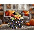 thumbnail image 6 of BOOHIT Large Halloween Gift Basket for Kids Cute Baby Candy Storage Bin Women Decor(Tombstone Purple Hat Pumpkin), 6 of 7