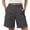 8# Gray, variant on Cargo Shorts Women Elastic Mid Rise Outdoor Hiking Athletic Button Denim Knee Bermuda Plus Size Casual Lady Clothes W/Pockets Green XL 8" inseam
