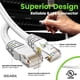 thumbnail image 4 of Cable Ethernet GearIt Cat 6 100 pies (30 m) 10 Gbps RJ45 blanco, 4 of 8