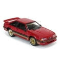 thumbnail image 2 of 1/64 1988 Ford Mustang SLN w/ Gold Decals & Rims RED Greenlight LE /1536 51530-A, 2 of 6