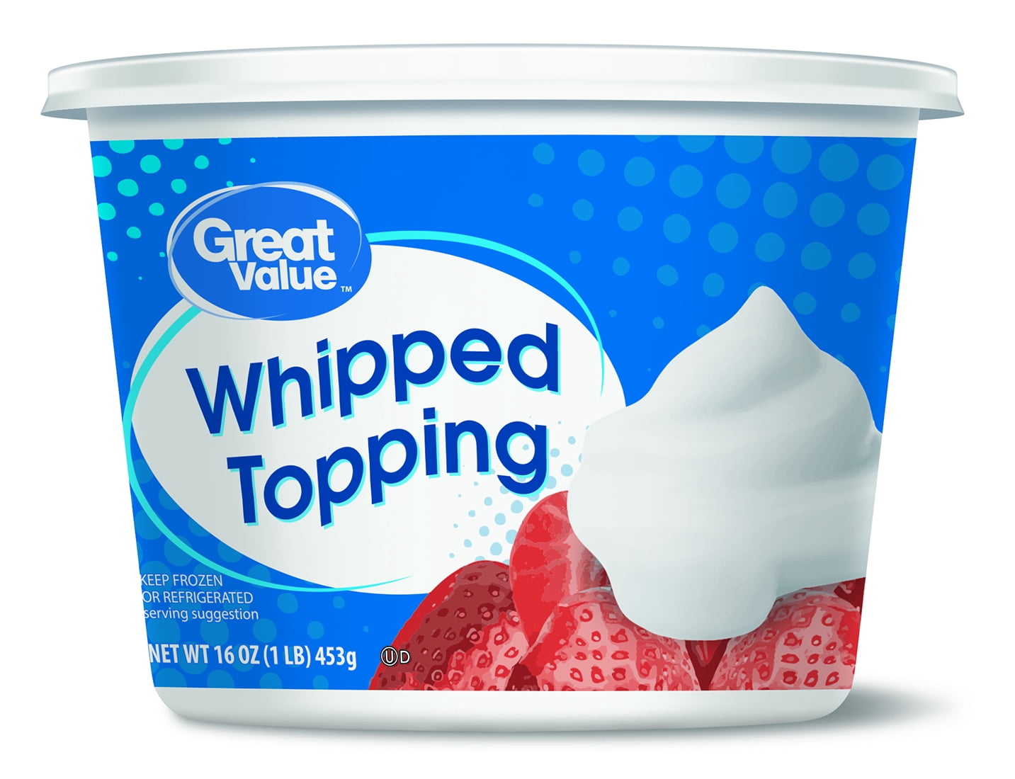 Great Value Whipped Topping, 16 oz