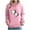 Pink, variant on yillto Hoodie for Womens Sweatshirts Baggy Long Sleeve Heart Printed Long Sleeve Casual Pockets Sweatshirt