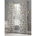 thumbnail image 5 of Sage Green Leaf Semi Sheer Curtains 108 Inch Length 2 Panels Set, Vintage Farmhouse Boho Pastoral Tribal Sheer Kitchen Curtain Privacy Voile Window Curtain for Living Room Bedroom Rod Pocket Drapes, 5 of 7