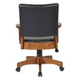 thumbnail image 4 of OSP Home Furnishings Deluxe Wood Bankers Office Chair in Black Faux Leather, 4 of 5