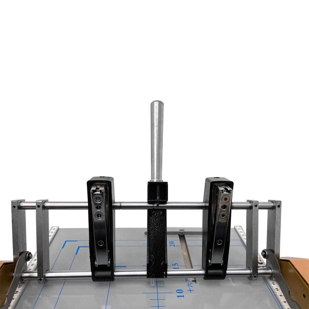 INTBUYING Automatic Book Binding Machine Staple Folder Booklet Maker 17 Sheets Paper Steel