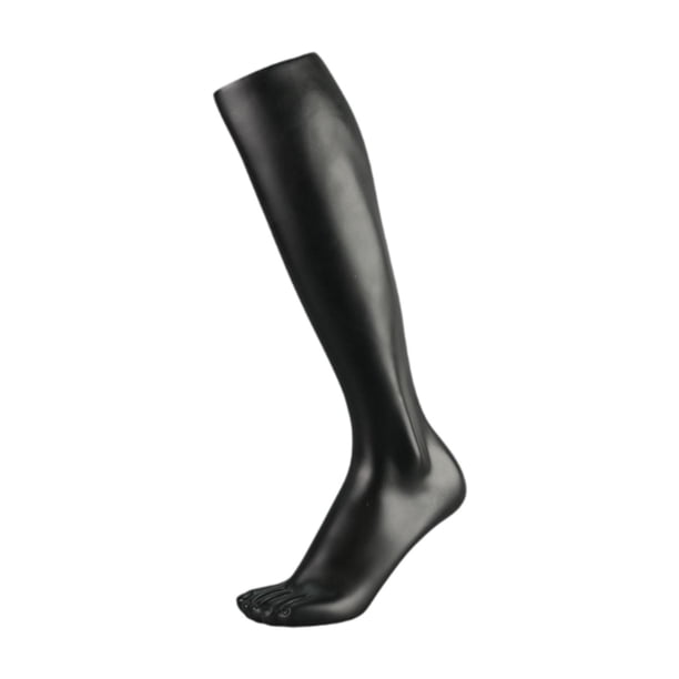 Pierna De Maniquí Para Exhibición De Zapatos De Hombre, Modelo De Calcetín De Pie De Maniquí De Tobillo De Pulsera, Color Negro