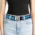 thumbnail image 5 of Riverdale Belt, Seatbelt Buckle Belt, Riverdale Character Faces Shatter Black Blues, Youth 22 to 32 Inches, 5 of 9