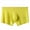 Yellow, variant on Mens Underwear Men's Solid Color Ice Silk Seamless One Piece Boxer Briefs