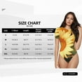 thumbnail image 5 of Uemuo Golden Sunflower In Field Pattern Women's One Piece Short Sleeve Swimsuit Rash Guard Surfing Modest Quick-drying Swimsuit Beach Essentials-Medium, 5 of 9
