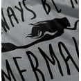 thumbnail image 4 of Always Be a Mermaid Cute Beach Day Youth T Shirt Tee Girls Infant Toddler Brisco Brands 4T, 4 of 5