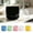 Black, variant on Portable Retainer Cleaning Case Denture Storage Box with Vent Holes and Secure Latch for Travel and Oral Care 3x3x1 Inch Yellow