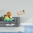 thumbnail image 2 of Figura de de cristal en miniatura para sofá, animal marino, decoración artística, artesanía, simulación de muebles, adorno para el hogar, ofi, 2 of 8