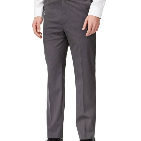 Michael Kors Mens Tic Dress Pants Slacks, Grey, 44W x 32L
