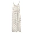 thumbnail image 5 of Nouvelle Robe Sans Manches Blanche avec Incrustation Dorée jali Robes de Soirée Robe d'Été Femmes 2024 Jupe d'Été Robe Femmes, 5 of 5