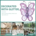 thumbnail image 2 of Miangastore 50 Pcs Papillons Décoratifs en Maille Transparente pour Mariage (Violet), 2 of 9