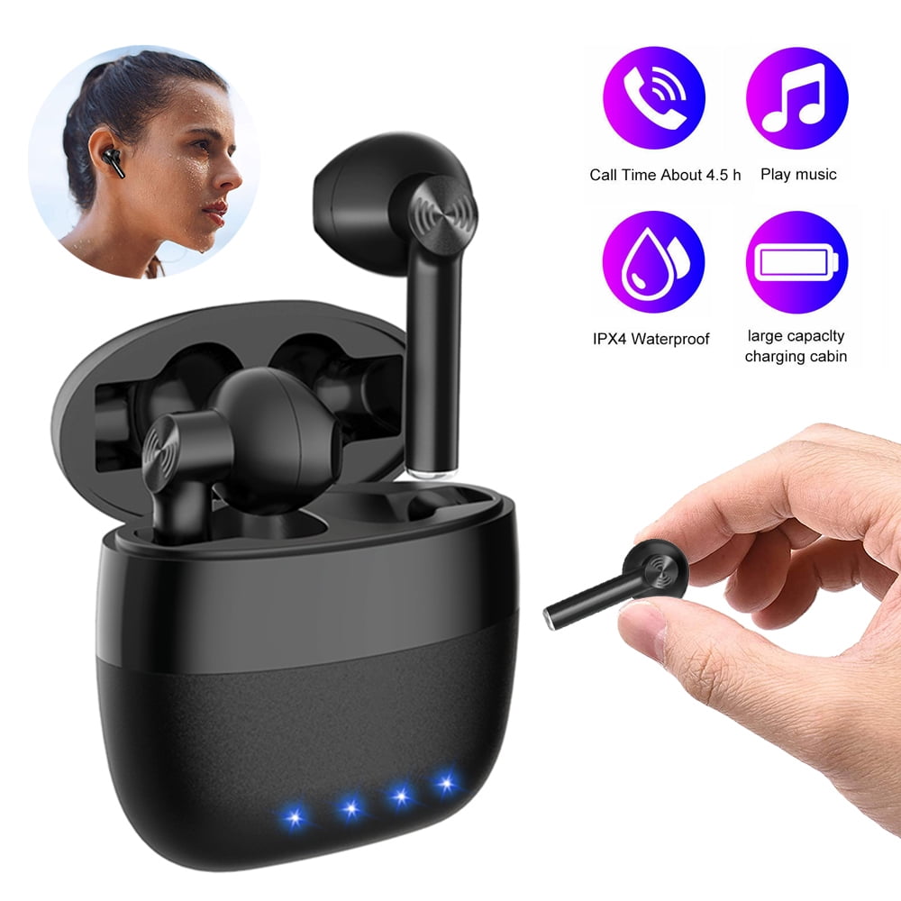 in-Ear Ear Buds with Charging Case for Work/Travel/Gym Noise-Canceling Mic Bluetooth 5.0 Headphones Waterproof Wireless Headphones with 30H Playtime Wireless Earbuds 