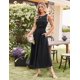 thumbnail image 4 of Vestido de verano GRACE KARIN 2025 sin mangas, fruncido y fluido con bolsillo, 4 of 6
