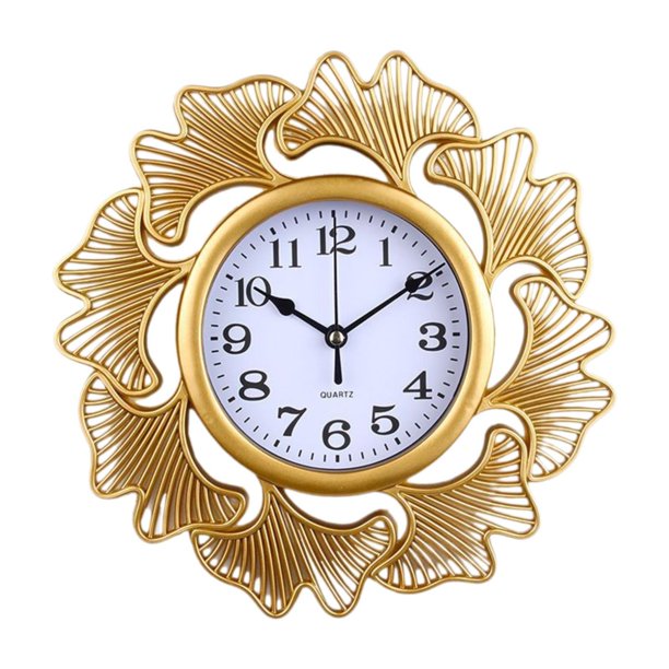 Reloj de pared creativo, elegante y silencioso para decorar la pared de la oficina, el dormitorio o la sala de estar. Estilo D