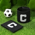 thumbnail image 3 of 2pcs Captain Bands Football Captain Arm Bands C Bands Elastic Sports Player Armbands, 3 of 4
