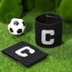 thumbnail image 2 of 2 uds bandas de capitán bandas de brazo de capitán de fútbol bandas C brazaletes elásticos para jugadores deportivos, 2 of 4