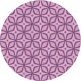 thumbnail image 1 of Ahgly Company Machine Washable Indoor Square Transitional Violet Purple Area Rugs, 3' Square, 1 of 7