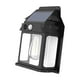 thumbnail image 2 of Lámpara de pared solar para exteriores, iluminación LED impermeable, resistente al viento, decoración solar Negro y grande, 2 of 9
