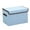 Blue, variant on Tahtuvzn Storage & Organization Larger Cubes Foldable Box with Lid, Bin Organizer Basket Sturdy Handles for Closet Home Decor, Gifts Family