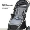 Monbebe Deluxe Travel System Stroller with RearFacing Infant Car Seat