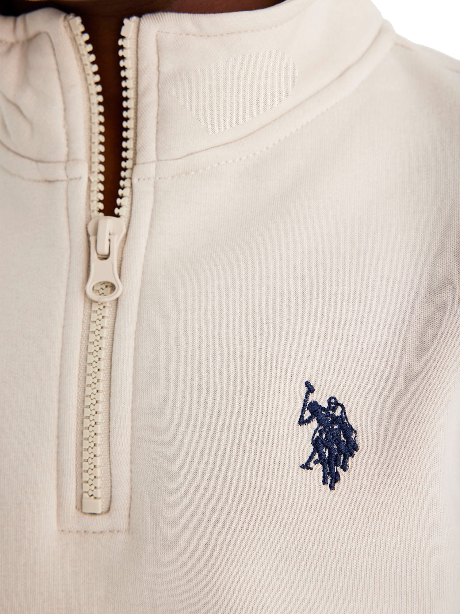 U.S. Polo Assn. Boys Fleece Quarter Zip, Sizes 4-18