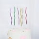 thumbnail image 2 of Pastel de Cumpleaños Curvo con Velas 12 Velas de Cumpleaños Metálicas Retorcidas Velas de Pastel en Espiral Velas de Pastel Metálicas Velas de Pastel Largas y Delgadas con Soportes para Decoraciones (dorado) oso de fresa Electrónica, 2 of 5