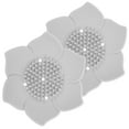 thumbnail image 6 of PAMINGONO Shower Soap Tray Water Drainage Flower Shape 2Pcs, 6 of 8