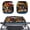 Boxer Dogs Couple Pattern, variant on Pzuqiu Windshield Sun Shade Featuring Husky Dogs, Car Windshield Sun Shade for Blocking Heat and Daily Road Trips