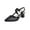 Black, variant on BADHUD Slingback Heels for Womens Low Heel Dress Shoes Glitter Mesh Pumps Chunky Block Elegant Office Party Wedding Bridal Shoes