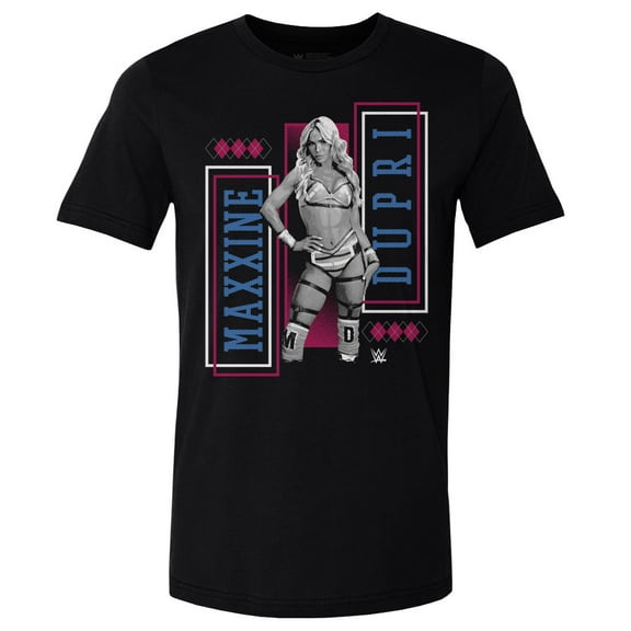Men's 500 Level Black Maxxine Dupri Offset Name T-Shirt