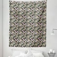 thumbnail image 1 of Safari Tapestry, Pattern of Exotic Flower Orchid and Jaguars Rainforest Jungle Wildlife Theme, Fabric Wall Hanging Decor for Bedroom Living Room Dorm, 5 Sizes, Multicolor, by Ambesonne, 1 of 1