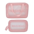 thumbnail image 4 of Bolsa de cosméticos transparente, bolsa de maquillaje transparente, bolsa de cosméticos transpirable, bolsa de maquillaje transparente, funcionalidad versátil, 4 of 14