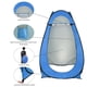 thumbnail image 3 of Pop-up Dressing Tent Portable Outdoor Privacy Shower Azul Mesa de picnic plegable Zimtown exterior, 3 of 5