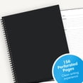 thumbnail image 3 of Notebook, 8.5x11, Aligned, Black, 3 of 8