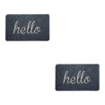 thumbnail image 1 of Inteprter Door Mat Mats Doormats Front Entrance Outdoor & Door Mats 45x70cm Indoor Gray estilo A 2Conjunto, 1 of 6