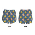 thumbnail image 5 of Lsque Cute Turtle Printed Women's Running Shorts with Liner Pockets,Elastic Quick Dry Workout Athletic Gym Yoga Shorts,Womens High Waist Shorts-Small, 5 of 9