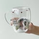 thumbnail image 5 of Tazas de vidrio Naiovety boca ancha tecnología aislada para bebidas calientes 250ml, 5 of 6